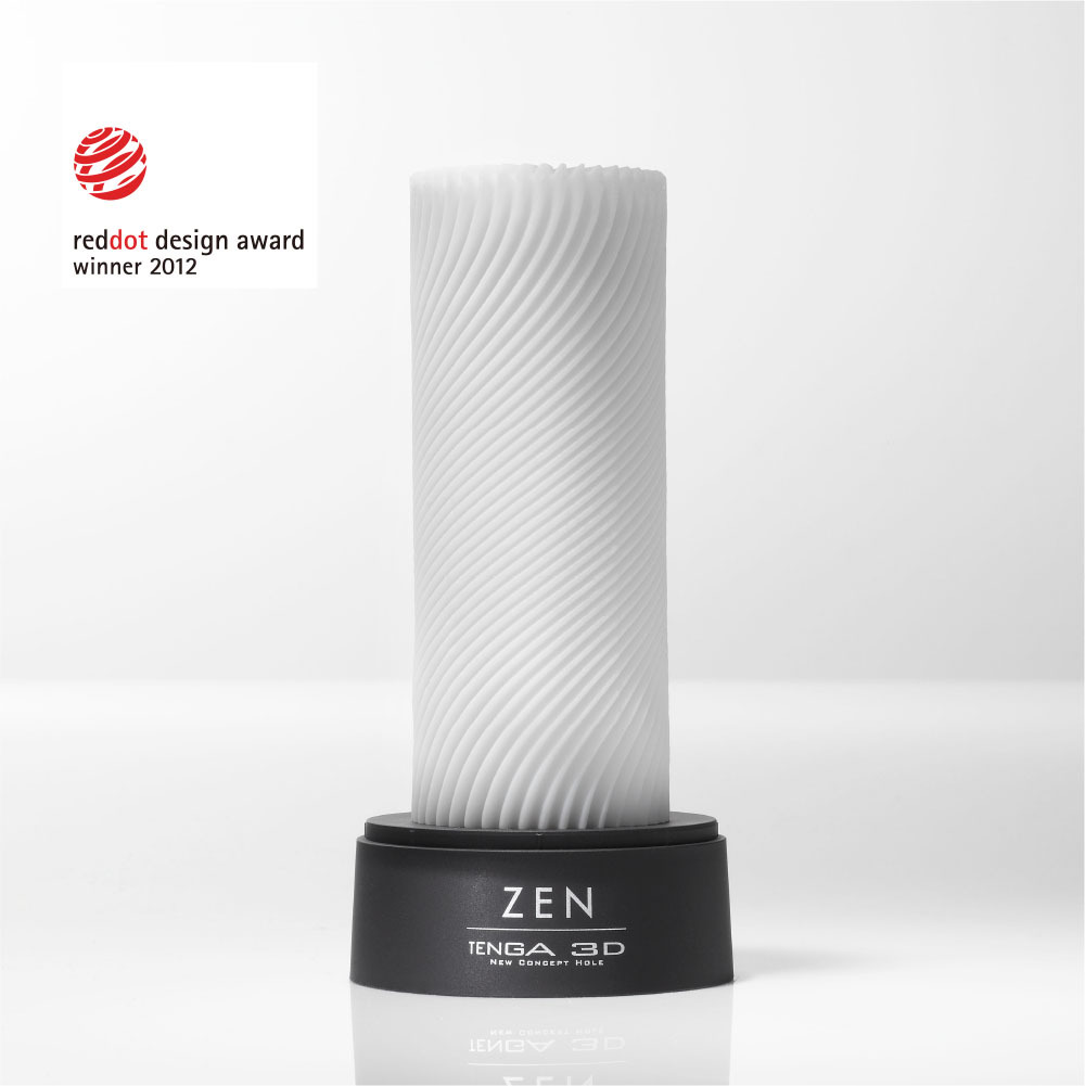 【官網限定】3D 幾何杯 [ZEN/禪砂紋] + TENGA LOTION套組