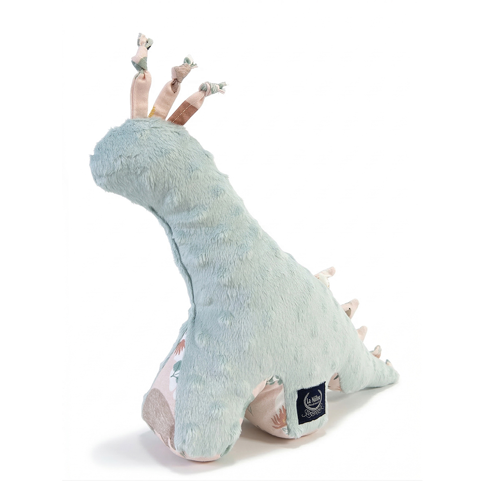 La Millou波蘭 豆豆恐龍玩偶｜澳洲森友會(粉底)｜煙燻香草綠