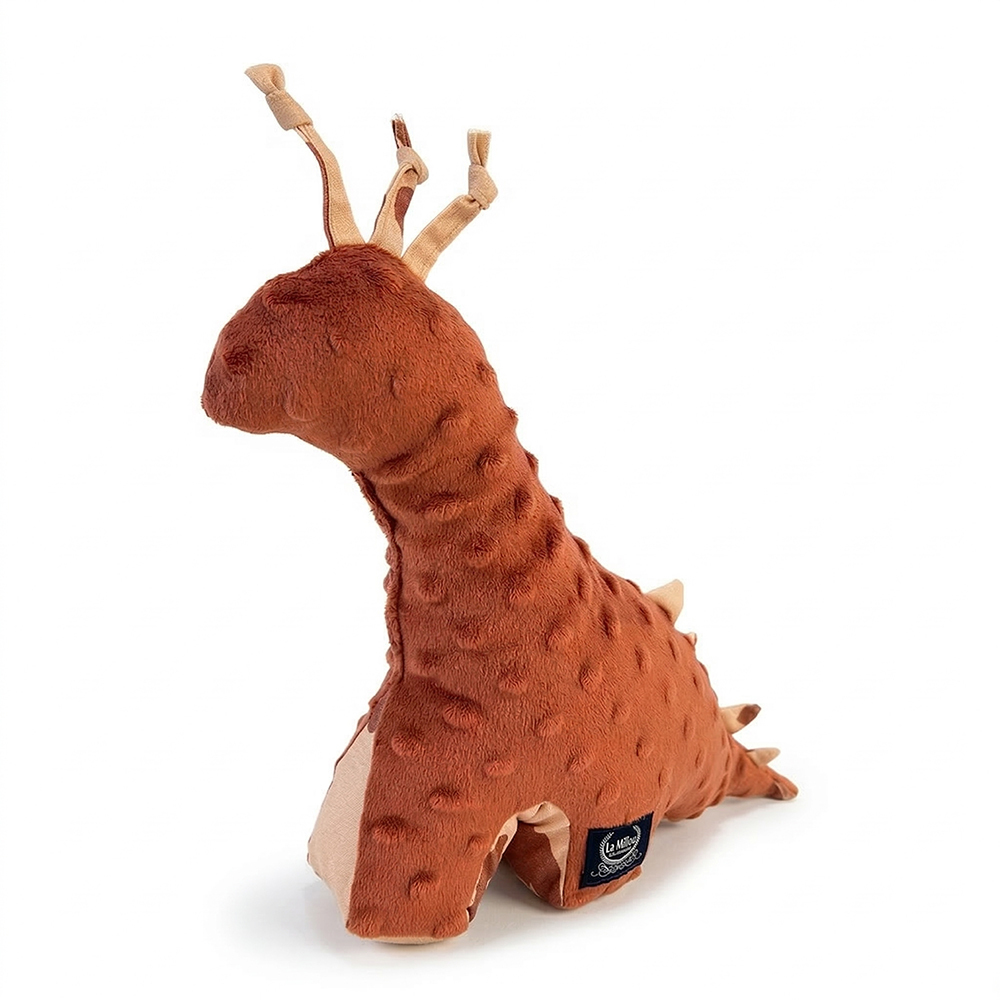 La Millou波蘭 豆豆恐龍玩偶｜紅心戀曲｜奶油紅絲絨