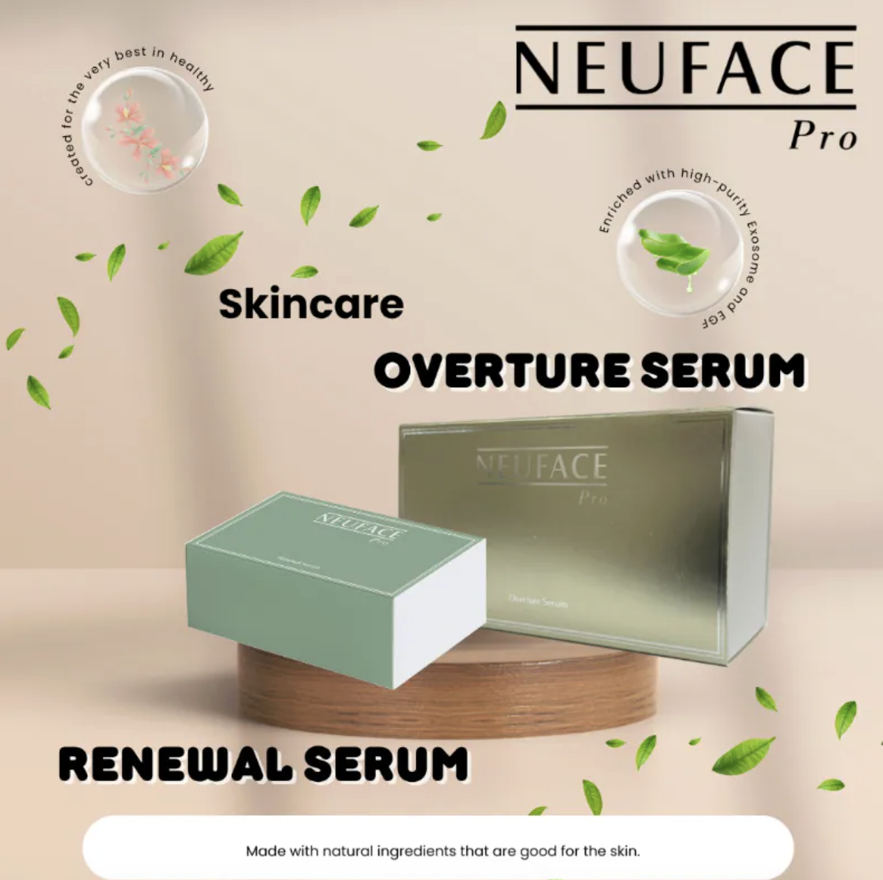 Neuface Pro Overture Serum 1 box + Renewal Serum 1box