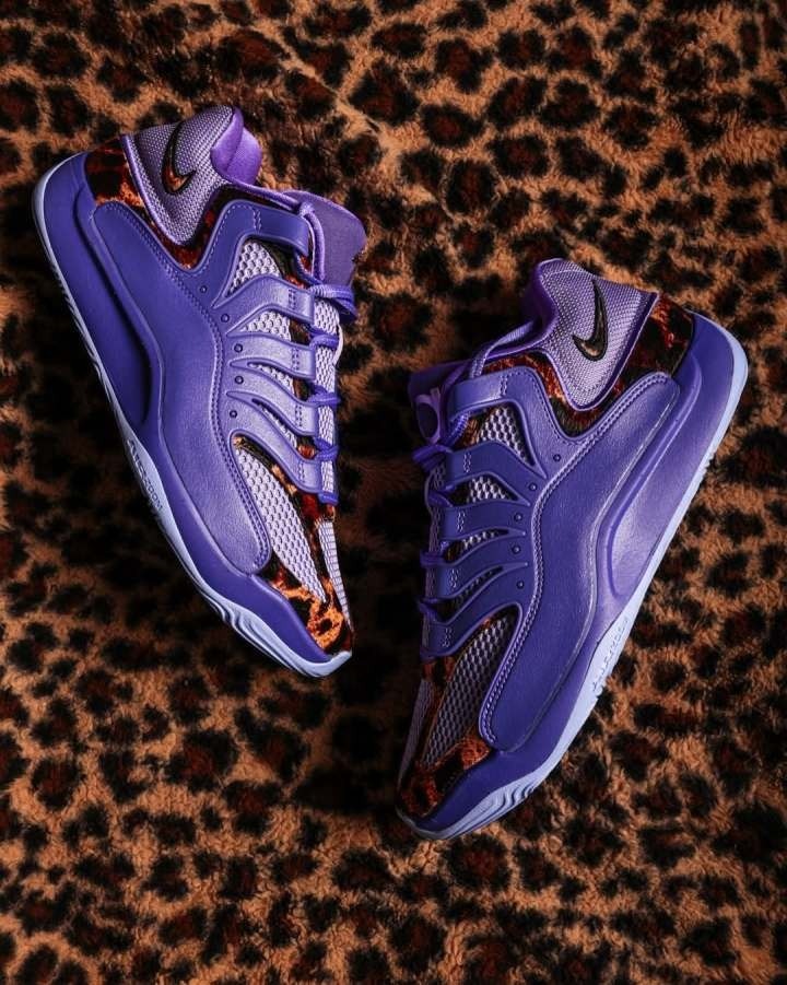 男鞋 NIKE KD18 PER EP Thunder & Reign 紫豹 豹紋 氣墊 實戰 緩震 透氣 籃球鞋 運動鞋【IO7518-500】NIKEKD