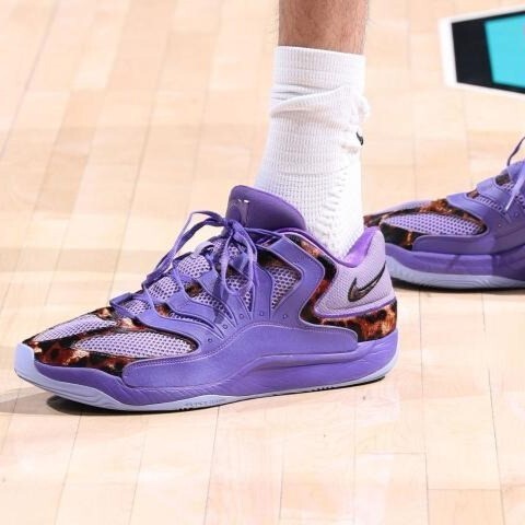 男鞋 NIKE KD18 PER EP Thunder & Reign 紫豹 豹紋 氣墊 實戰 緩震 透氣 籃球鞋 運動鞋【IO7518-500】NIKEKD