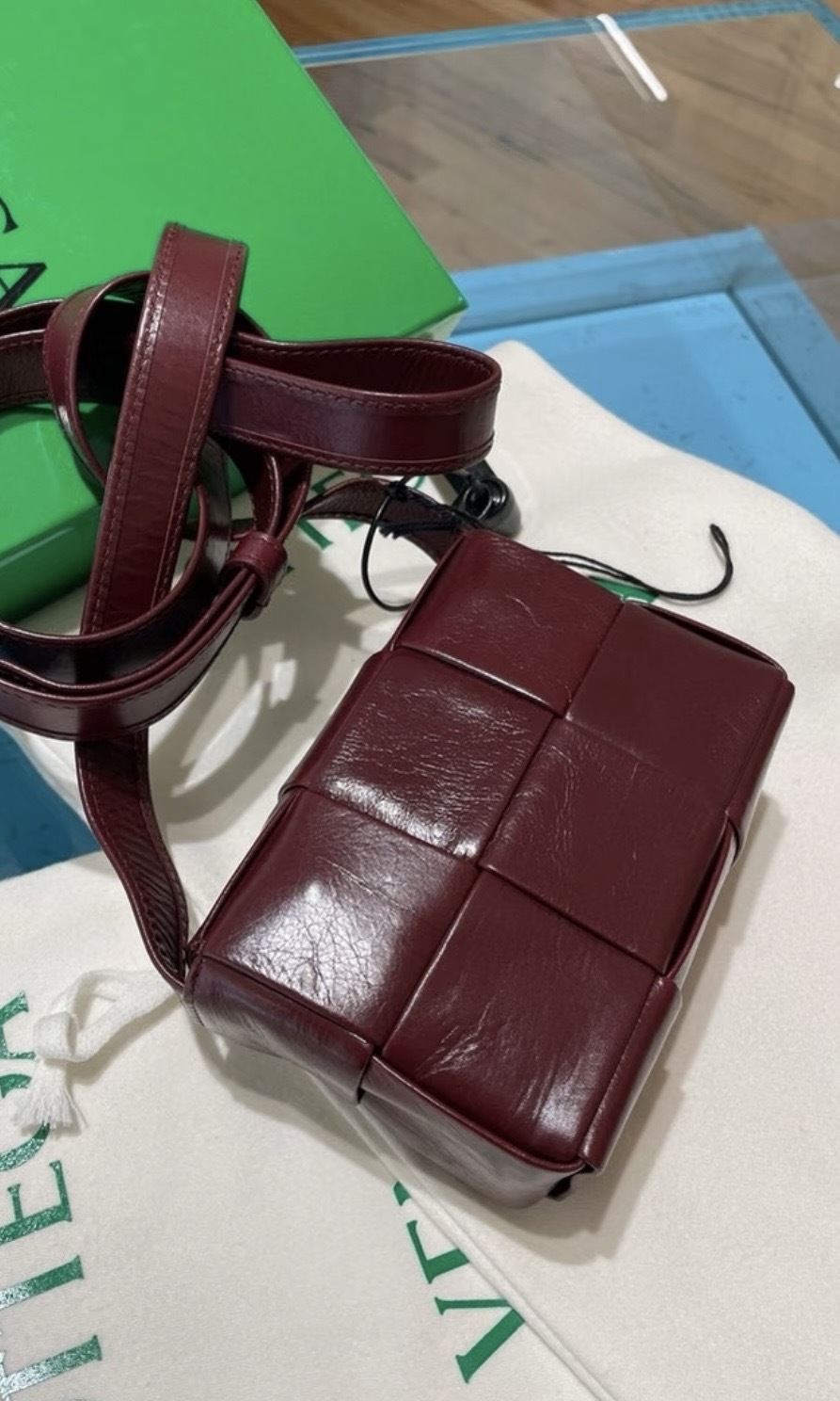 【6色入】Bottega Venetta BV 油蠟皮mini Cassette