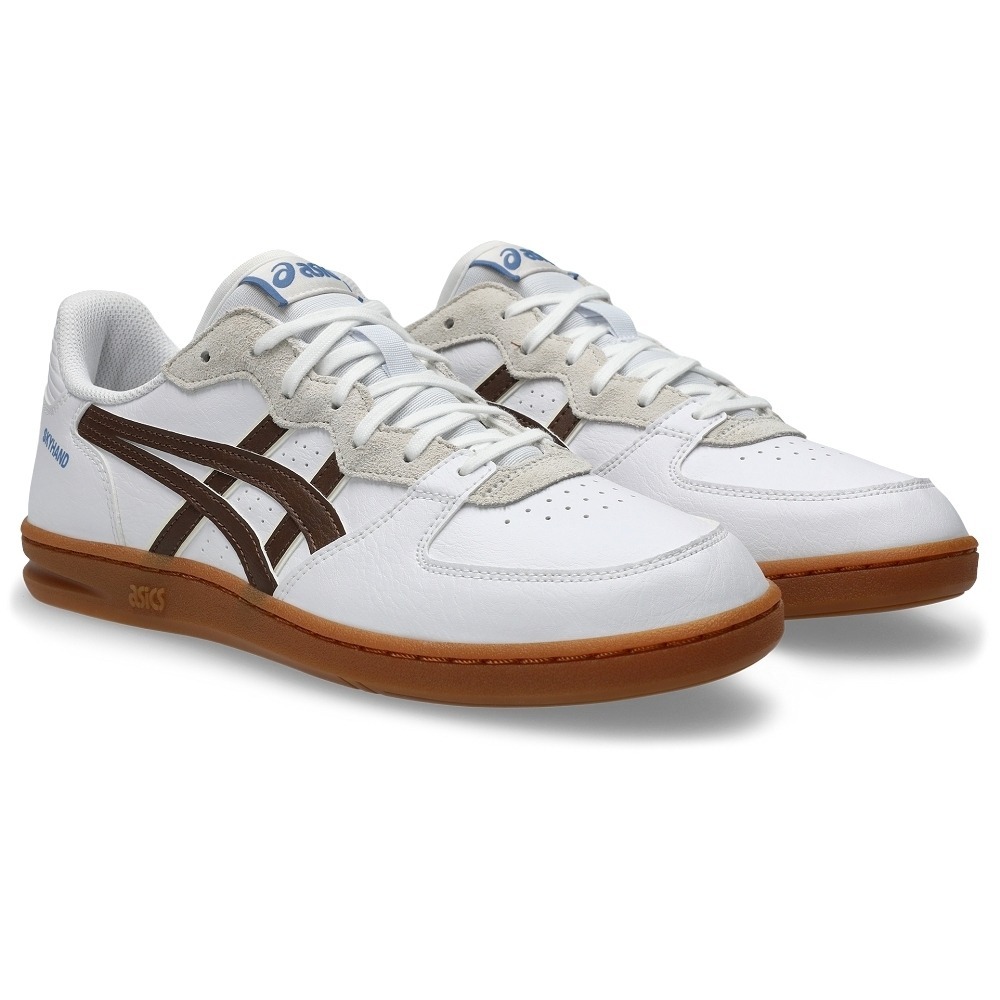ASICS 女款 SKYHAND OG WHITE/MAHOGANY 運動休閒鞋