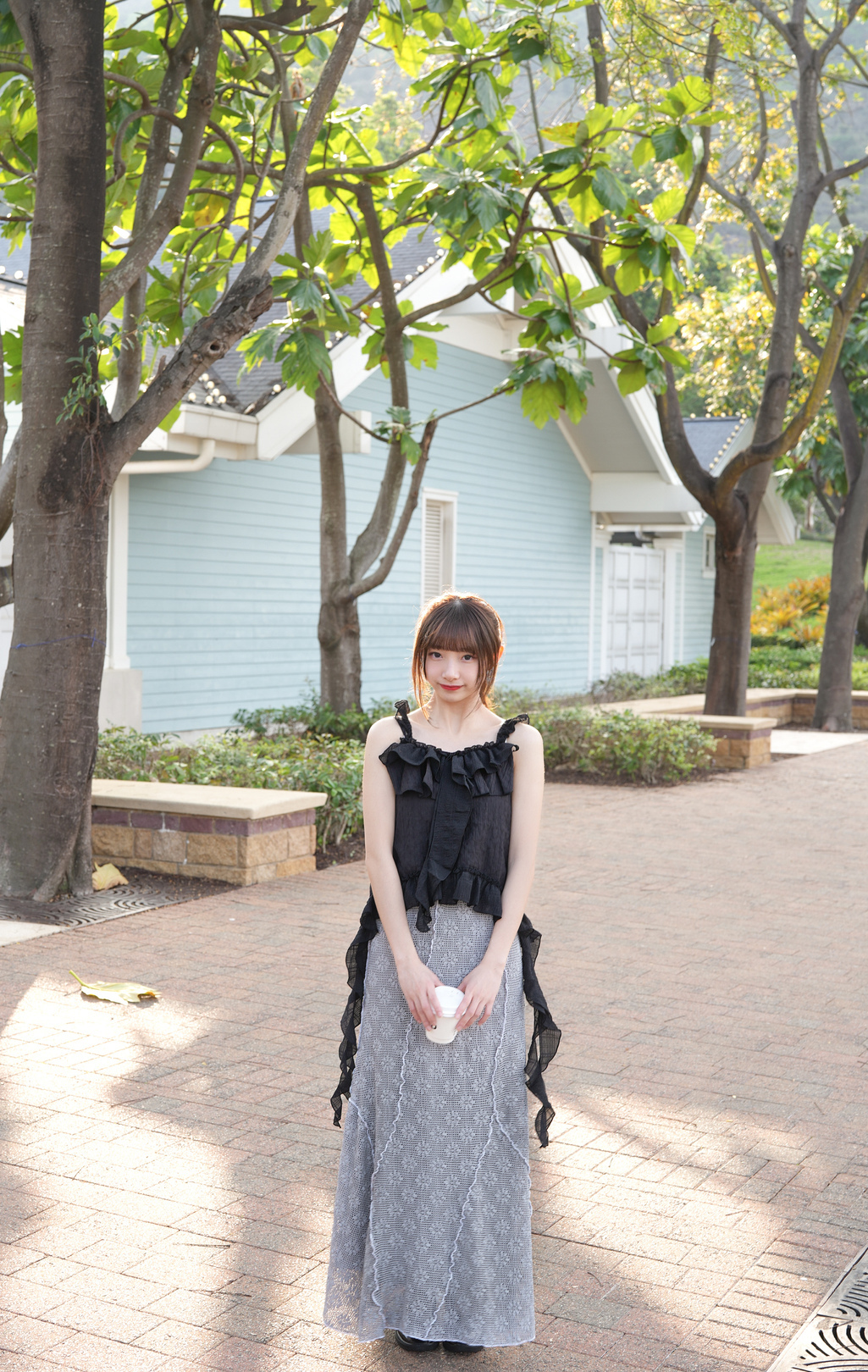 仙氣～長絲帶波浪感吊帶 · 2色入