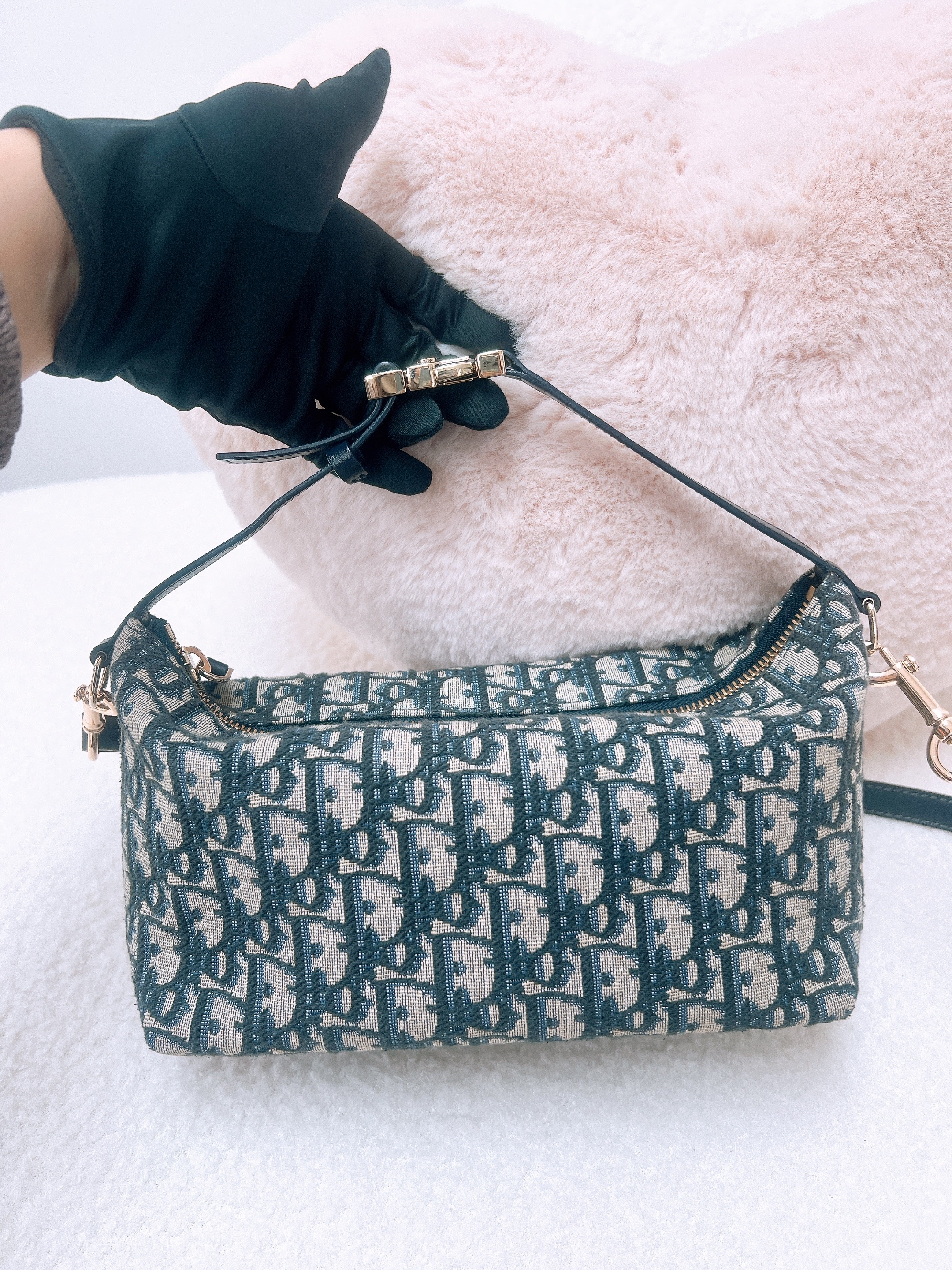 Dior diortravel nomad medium (blue oblique)