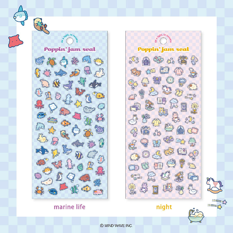 MIND WAVE 貼紙: Poppin jam 82609 night
