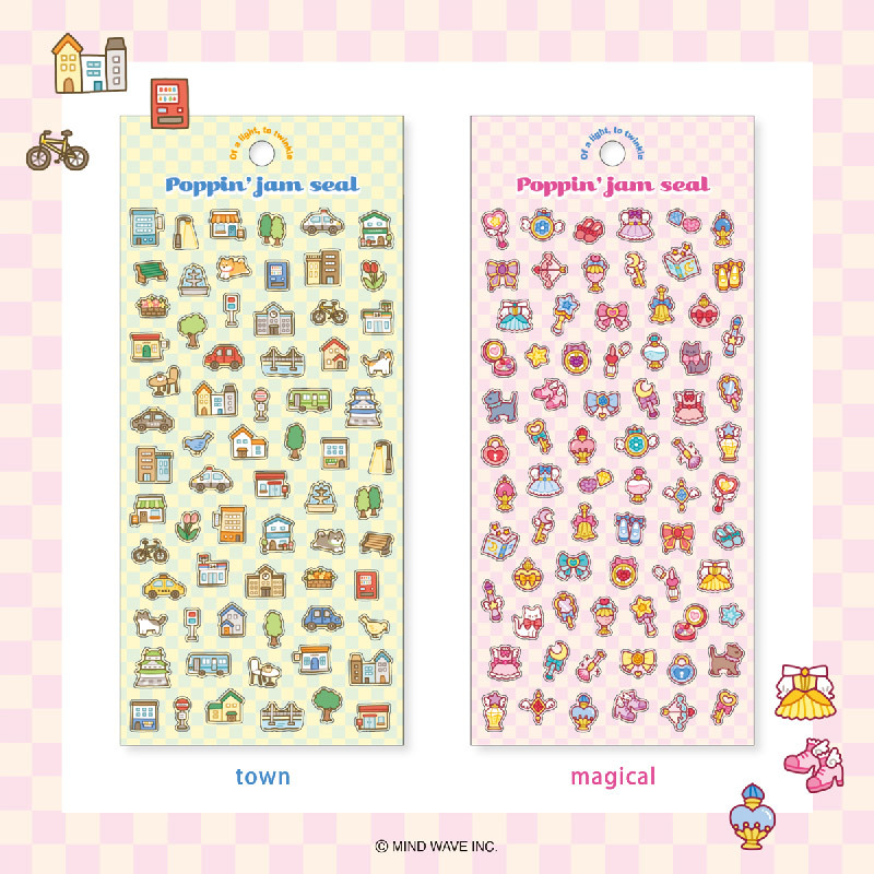 MIND WAVE 貼紙: Poppin jam 82607 magical
