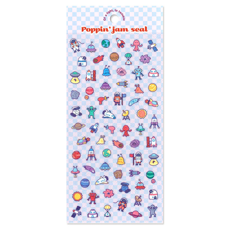 MIND WAVE 貼紙: Poppin jam 82605 planet