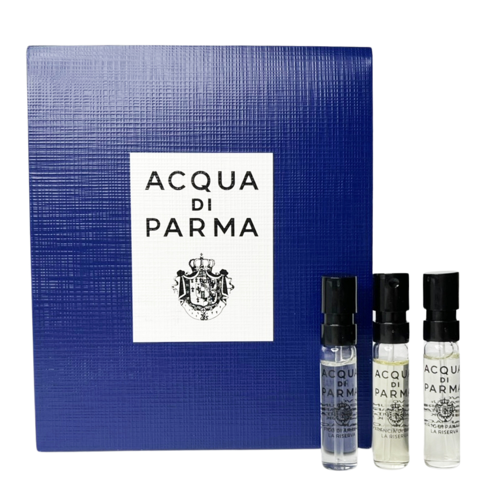 ACQUA DI PARMA 帕爾瑪之水 藍色地中海精選針管組(卡布里香橙/阿瑪爾芬無花果/帕納里加州桂 珍釀淡香精)3*1.5ml