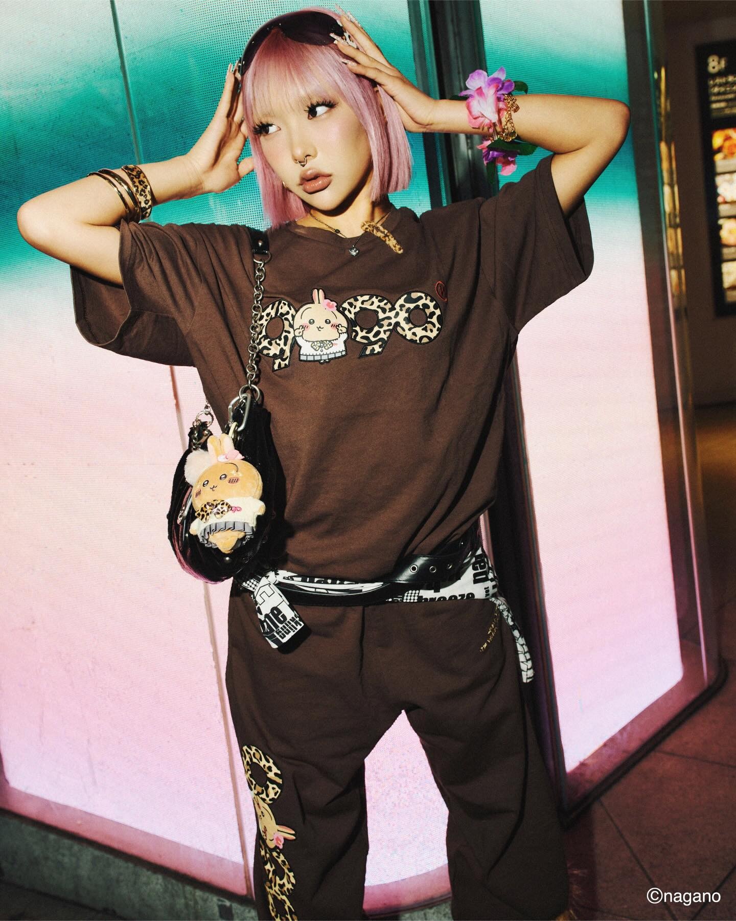 9090 girl x 吉伊卡哇 運動休閒長褲