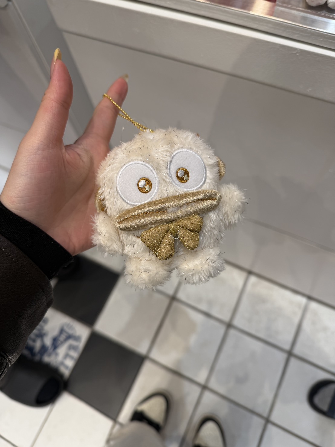 正版三麗鷗金色細閃