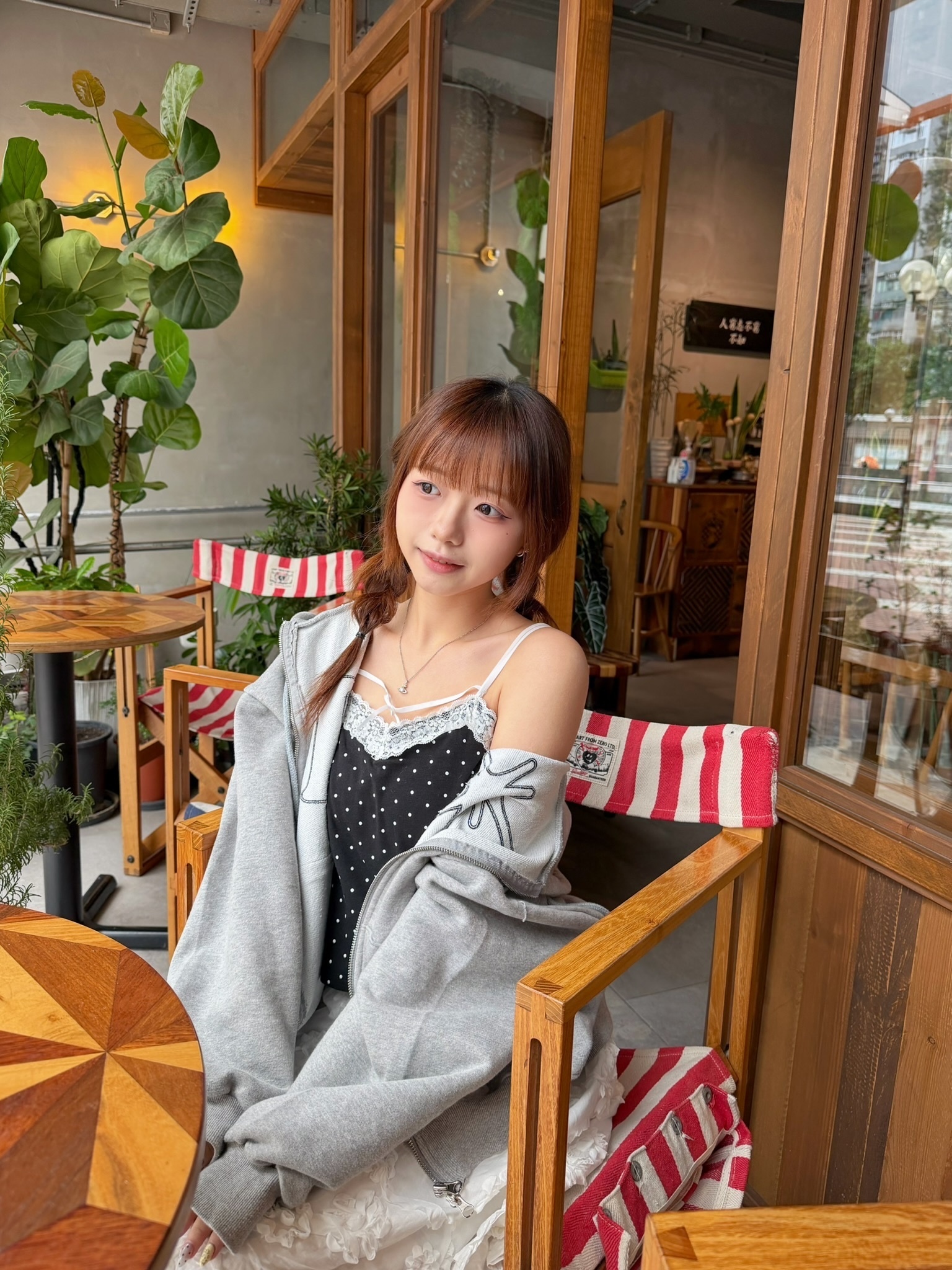 JP 勁推薦！波點一字蝴蝶結lace Bra Top 兩色入