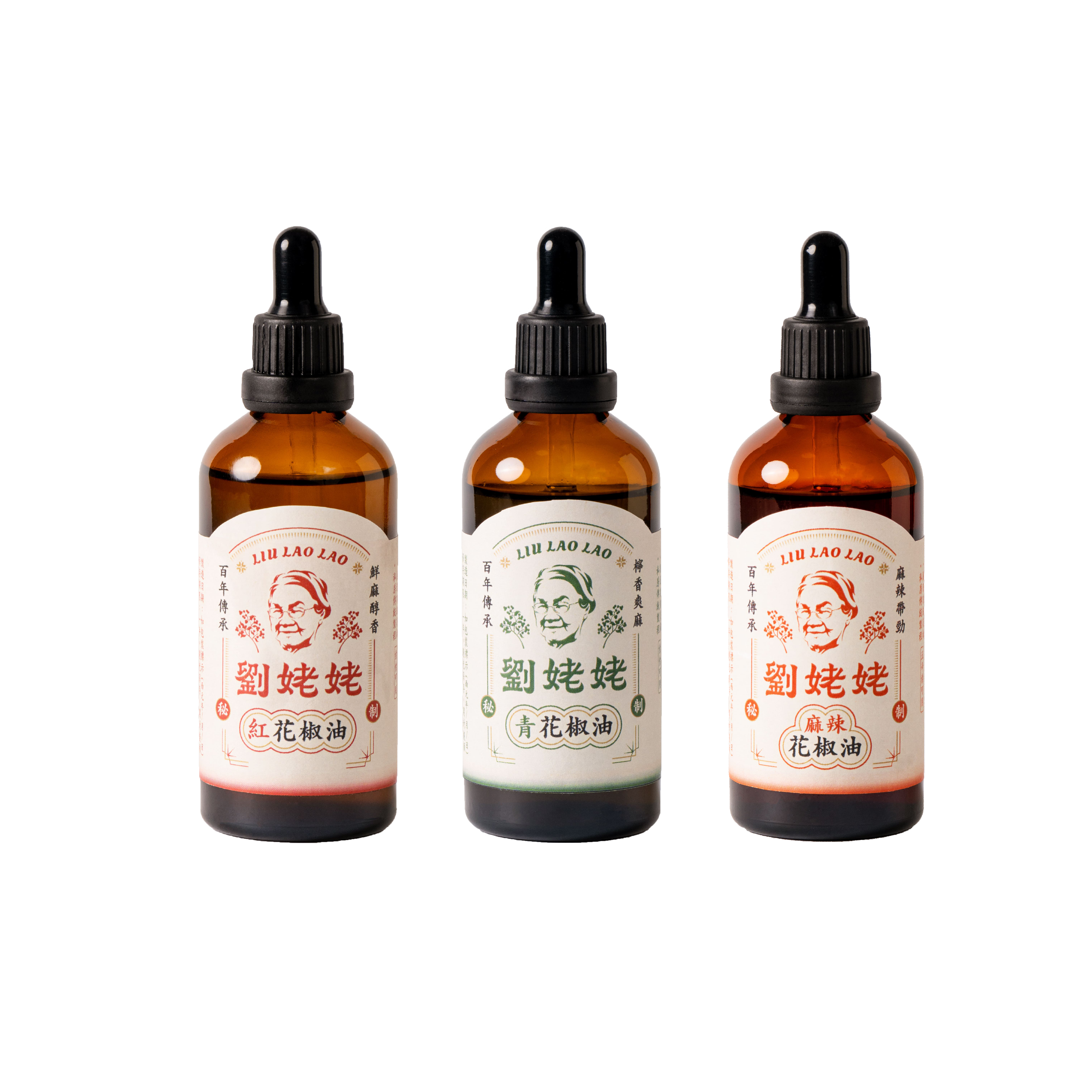 劉姥姥花椒油100ml任選｜紅花椒油/青花椒油/麻辣花椒油