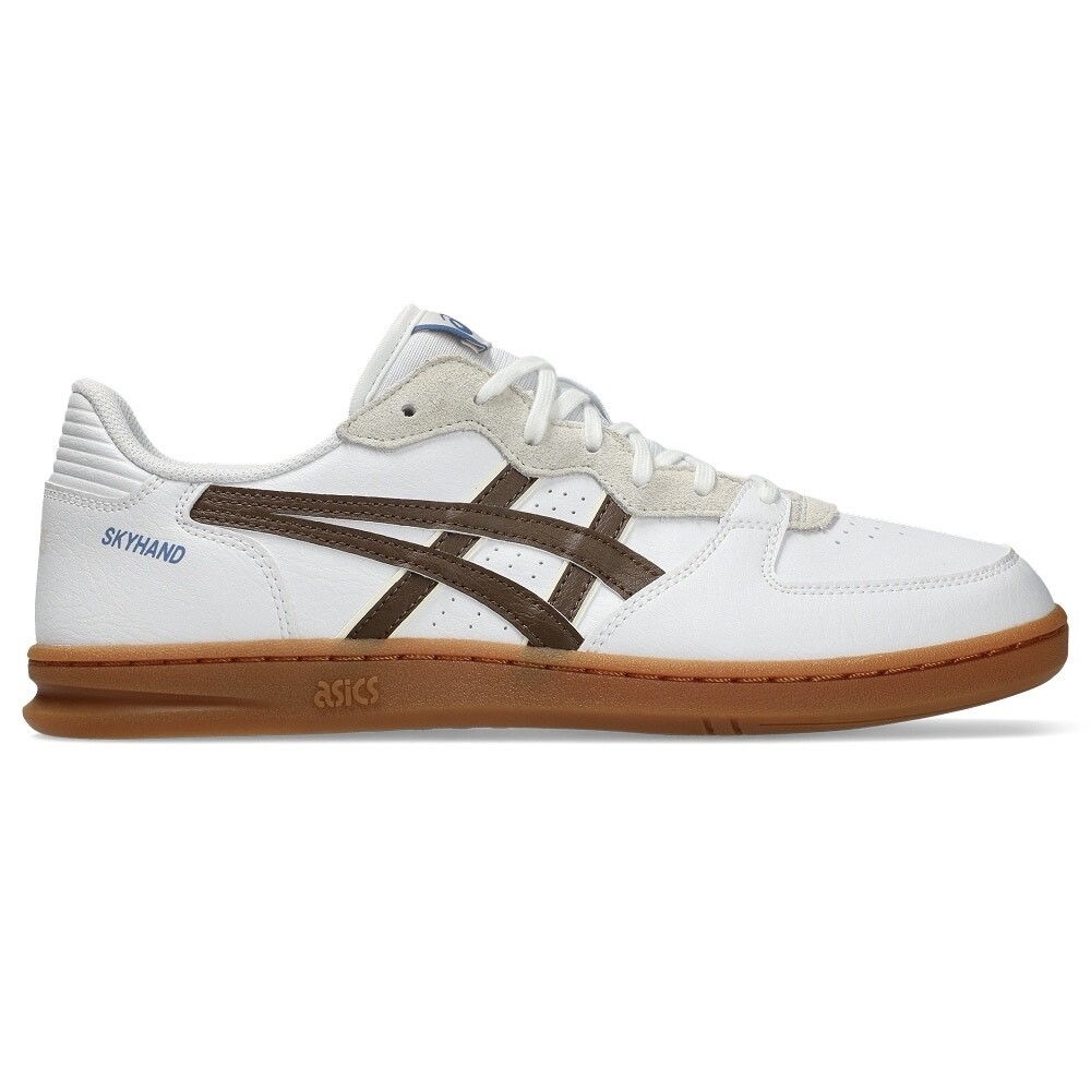 ASICS 女款 SKYHAND OG WHITE/MAHOGANY 運動休閒鞋