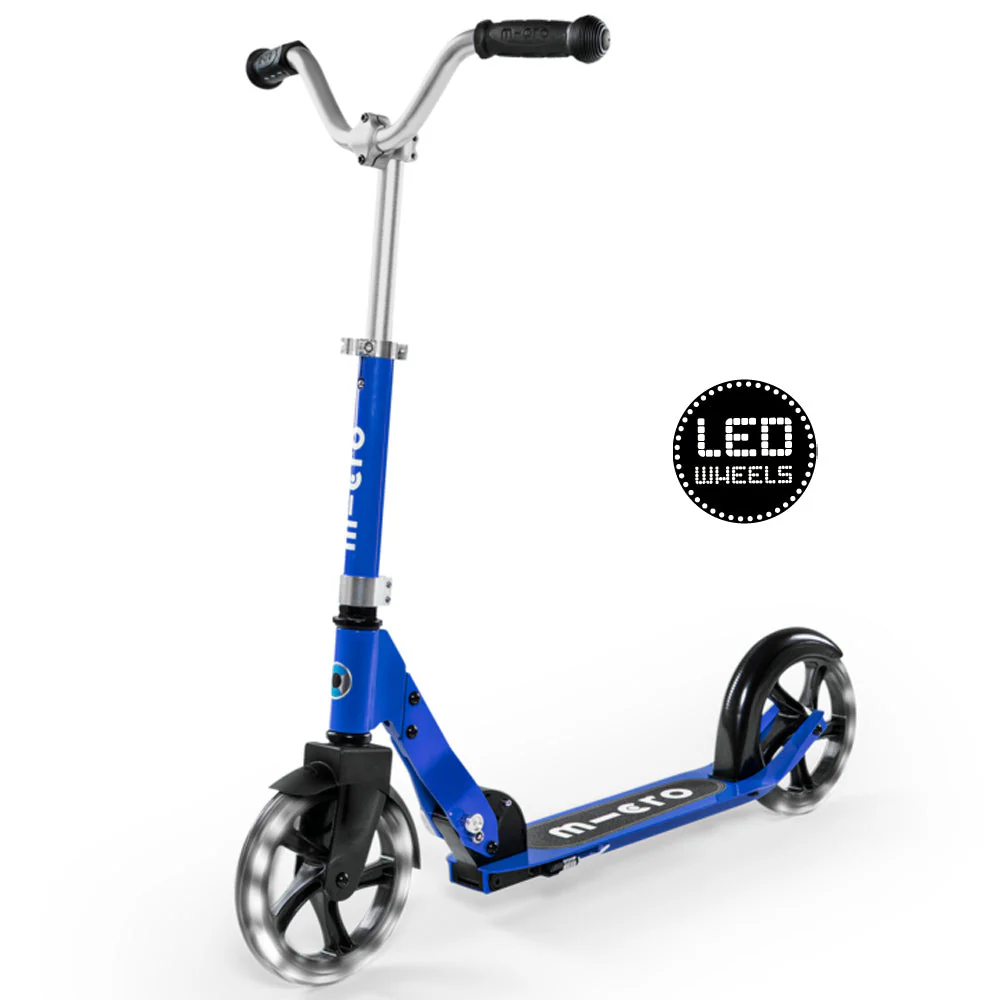 Micro - Micro Cruiser LED滑板車 藍色 (5-12歲) 【立即預訂！7個工作日後出貨】