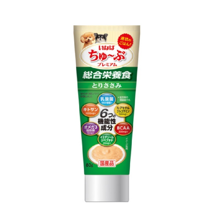 INABA 六種功能性成分膏 雞肉味 80g