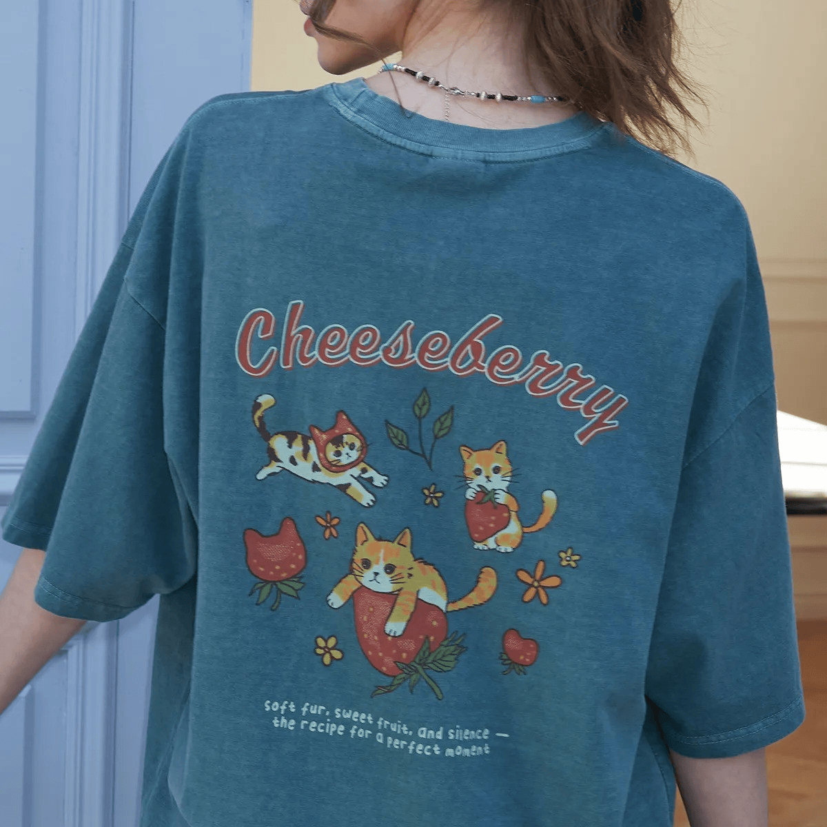 CPGN STUDIO｜Cheese Berry Pigment T-shirt [3 colors]