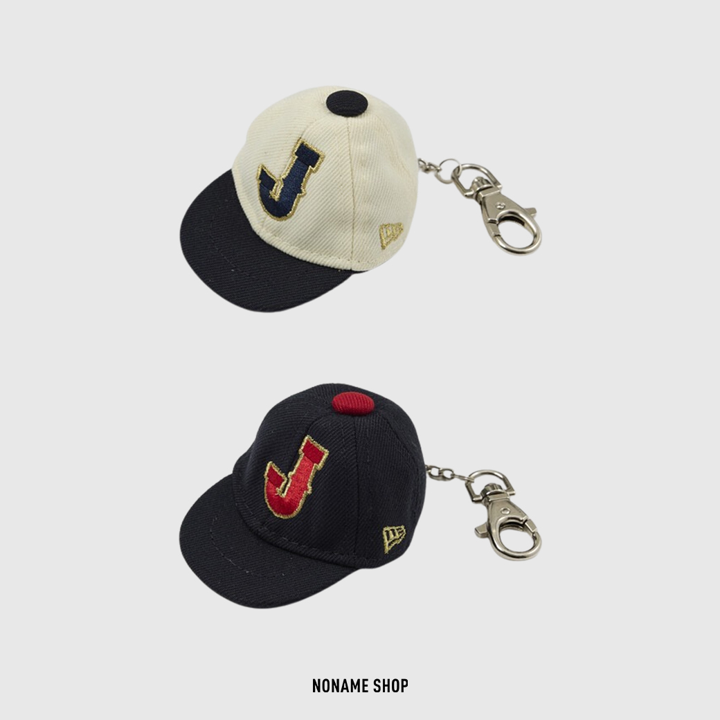 NEW ERA CAP KEYHOLDER SAMURAI JAPAN 老帽 刺繡 吊飾 鑰匙圈