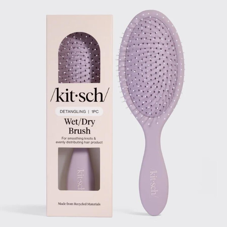 美國 Kitsch 完美日常乾濕兩用髮梳 紫