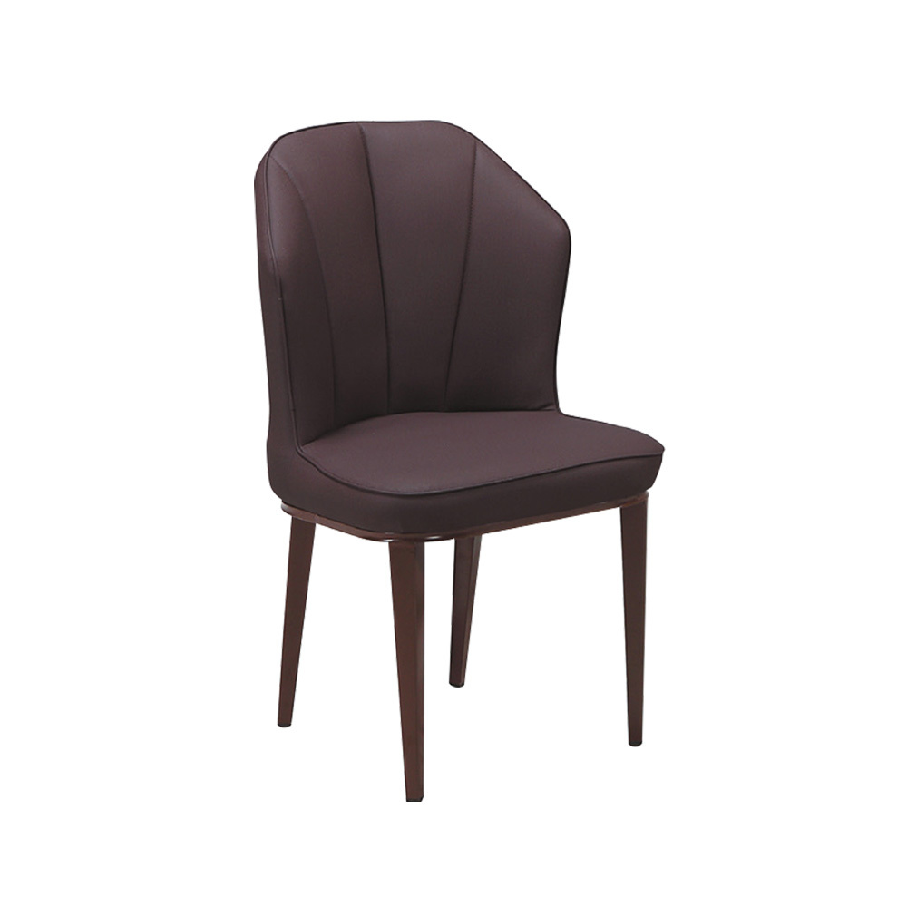 柏蒂家居-勞特工業風皮革坐墊餐椅/休閒椅(單椅)