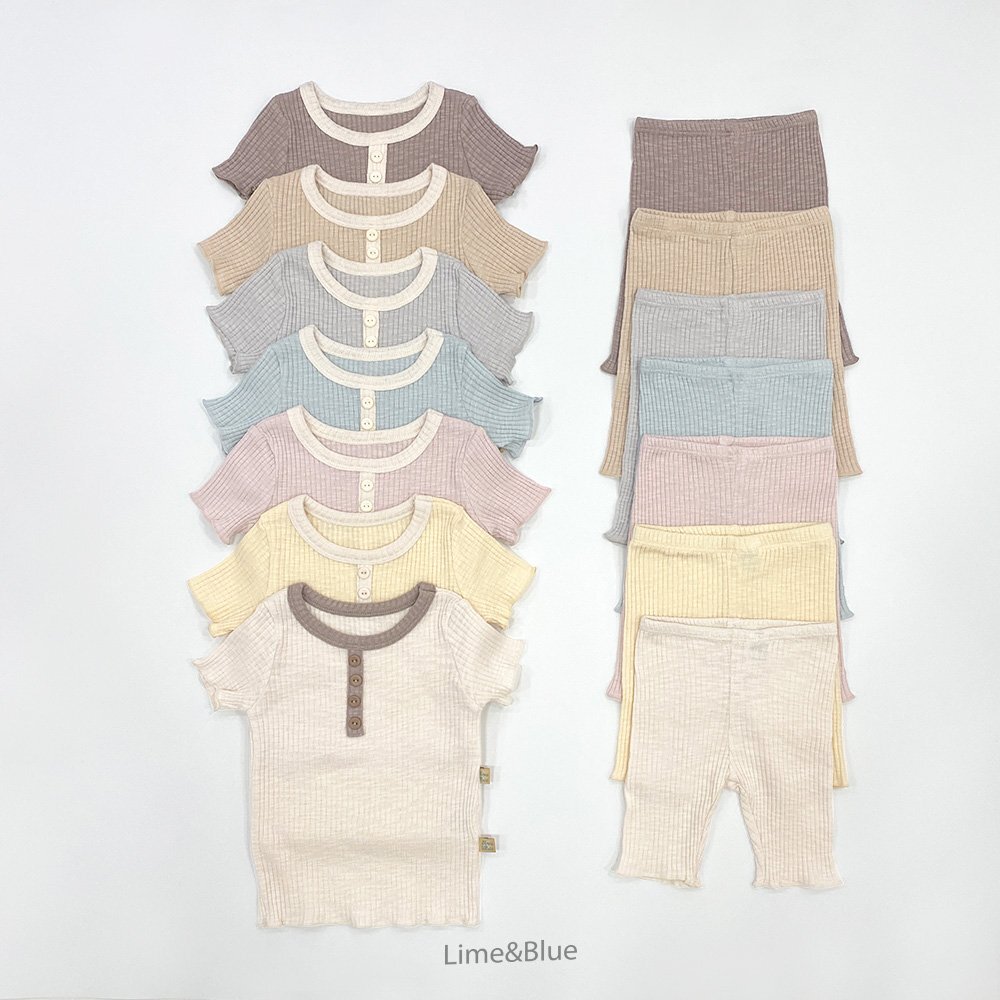 正韓夏Limeblue 七色軟綿家居服