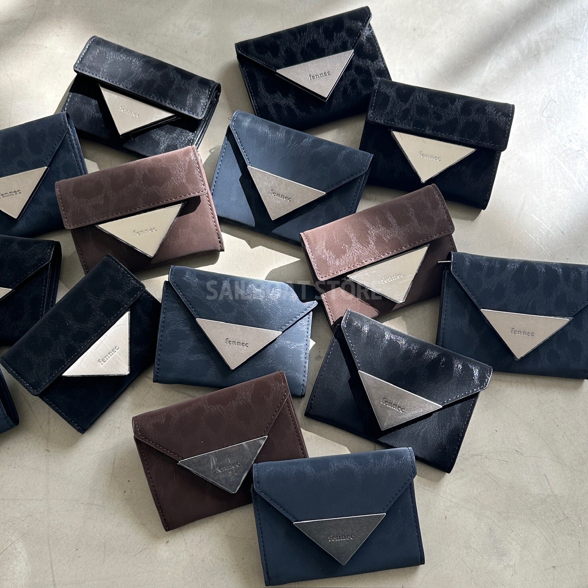 #預購 🇰🇷韓國 FENNEC 豹紋霧面 卡夾 錢包