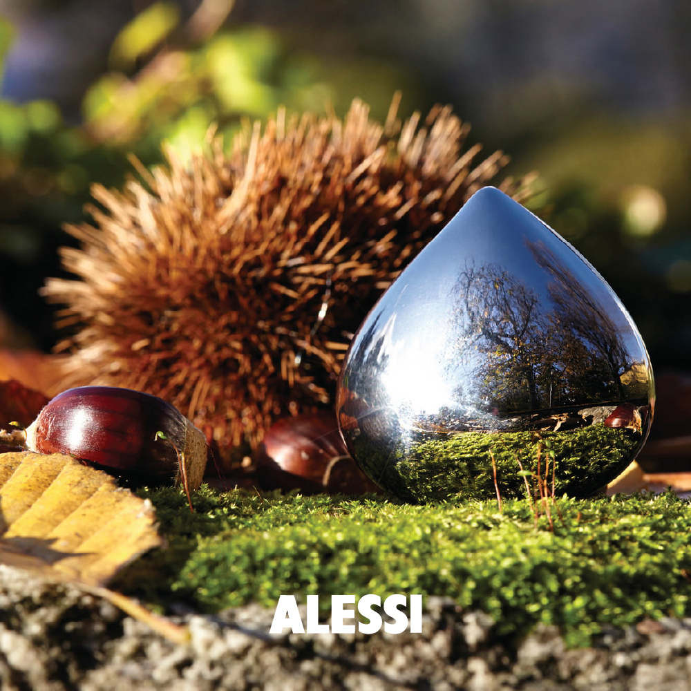 ALESSI |Chestnut 不鏽鋼栗子丸藥盒