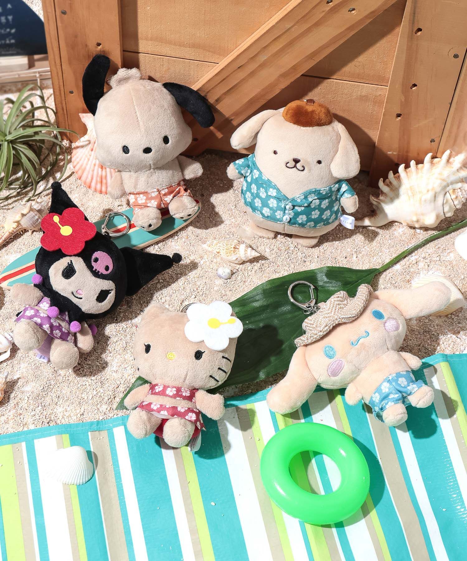 #預購 🇯🇵日本 BAYFLOW × 三麗鷗 曬黑造型 吊飾娃娃