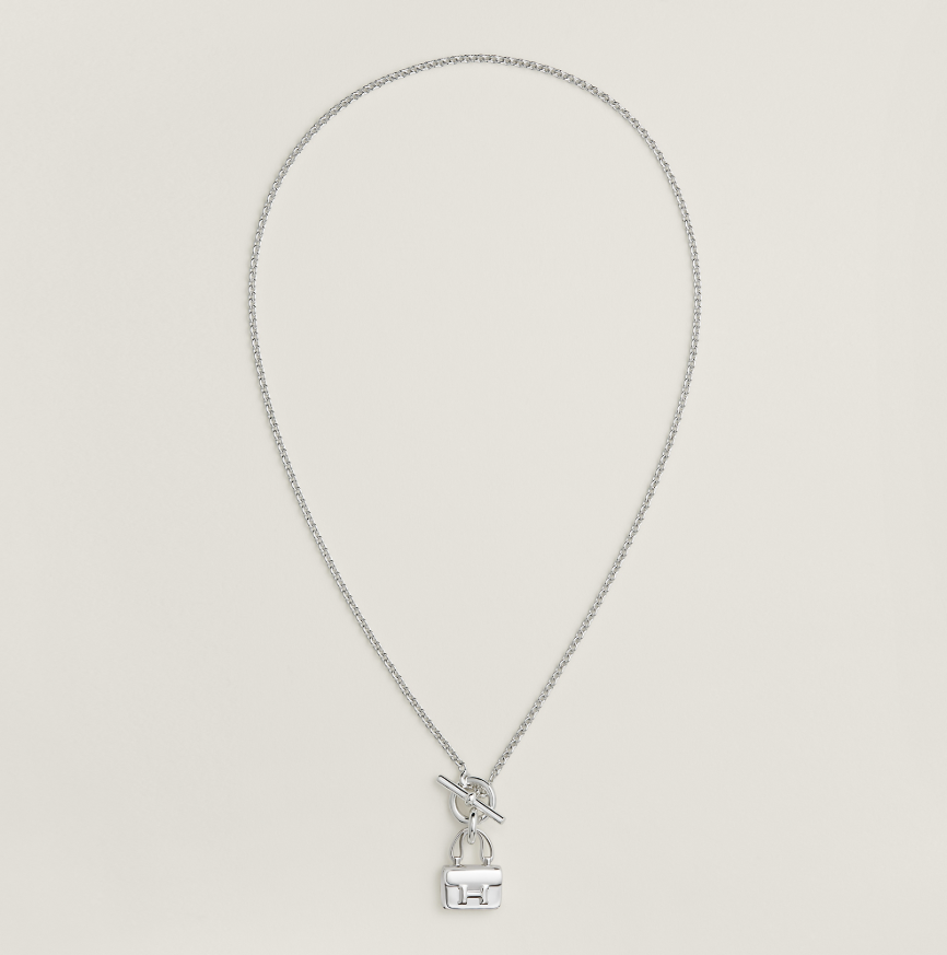 1YK0312-033 [HERMES] Amulettes Constance Pendant Silver #H121324B00 (BR)