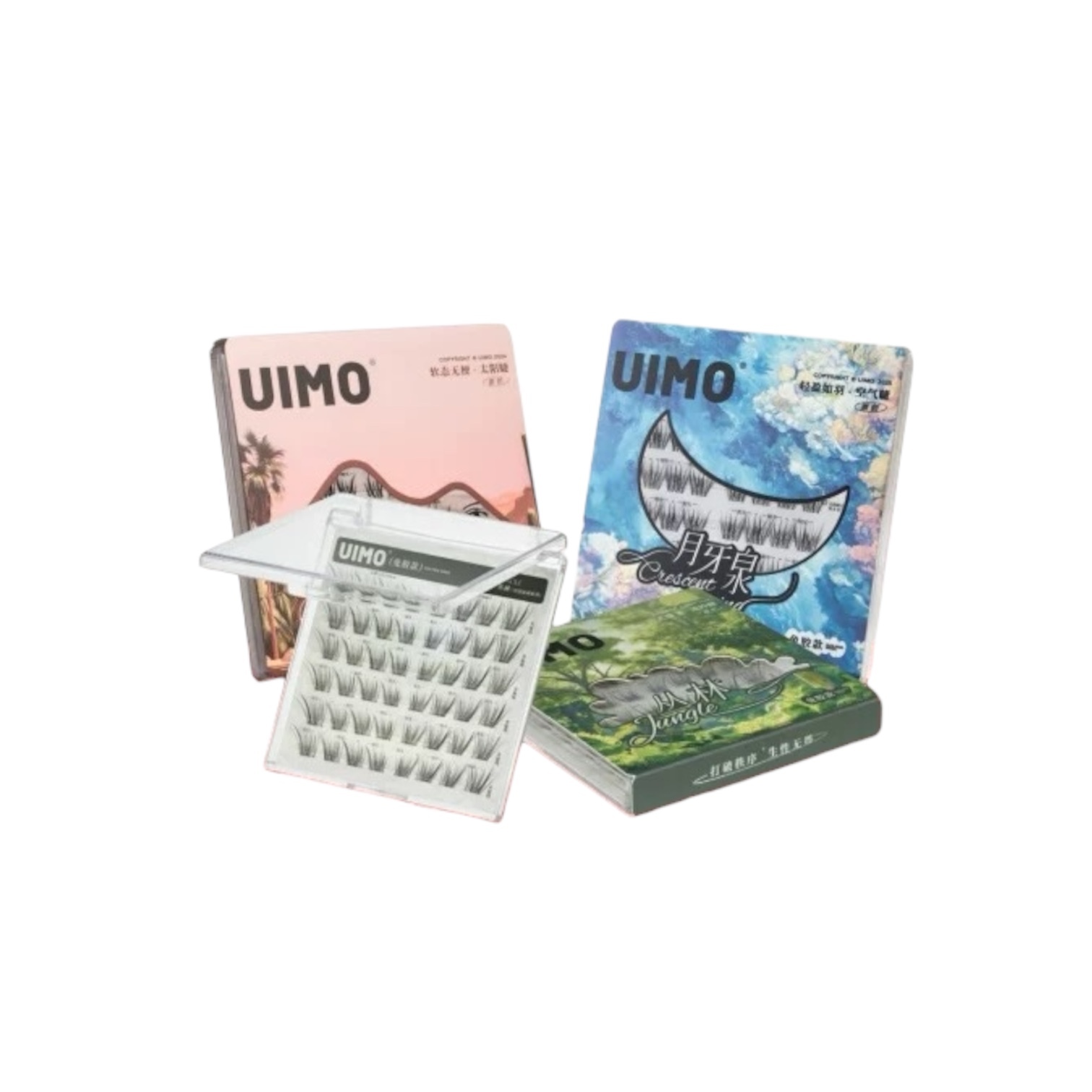 UIMO Angelabany同款沙漠綠洲系列免膠假睫毛