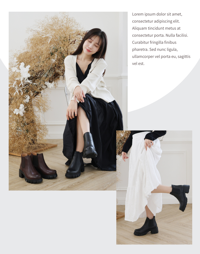 Sanly Joy 切爾西短靴 女生秋冬穿搭 厚底真皮短靴