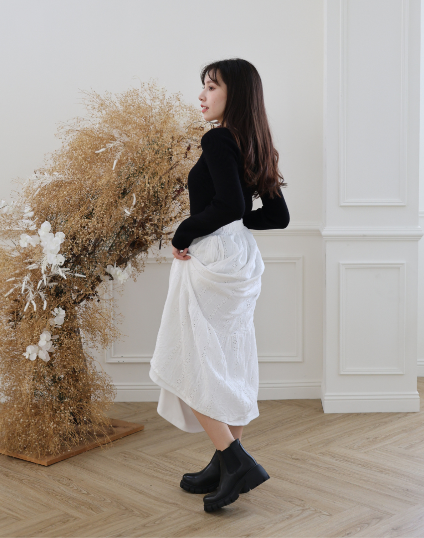 Sanly Joy 切爾西短靴 女款厚底短靴 秋冬日常穿搭