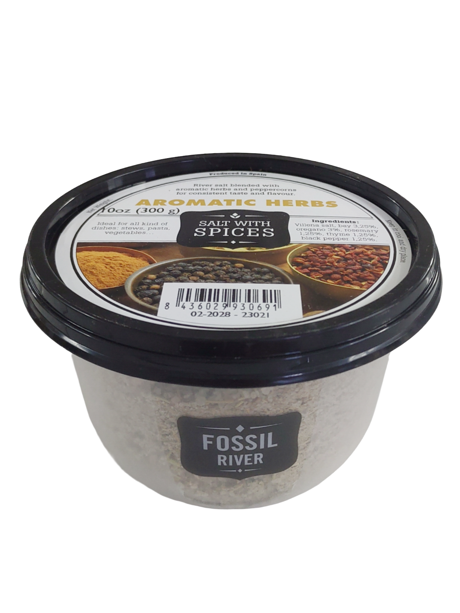 西班牙Fossil River 海鹽 - 香草鹽  Spain Fossil River Salt Aromatic Herbs 300克/盒
