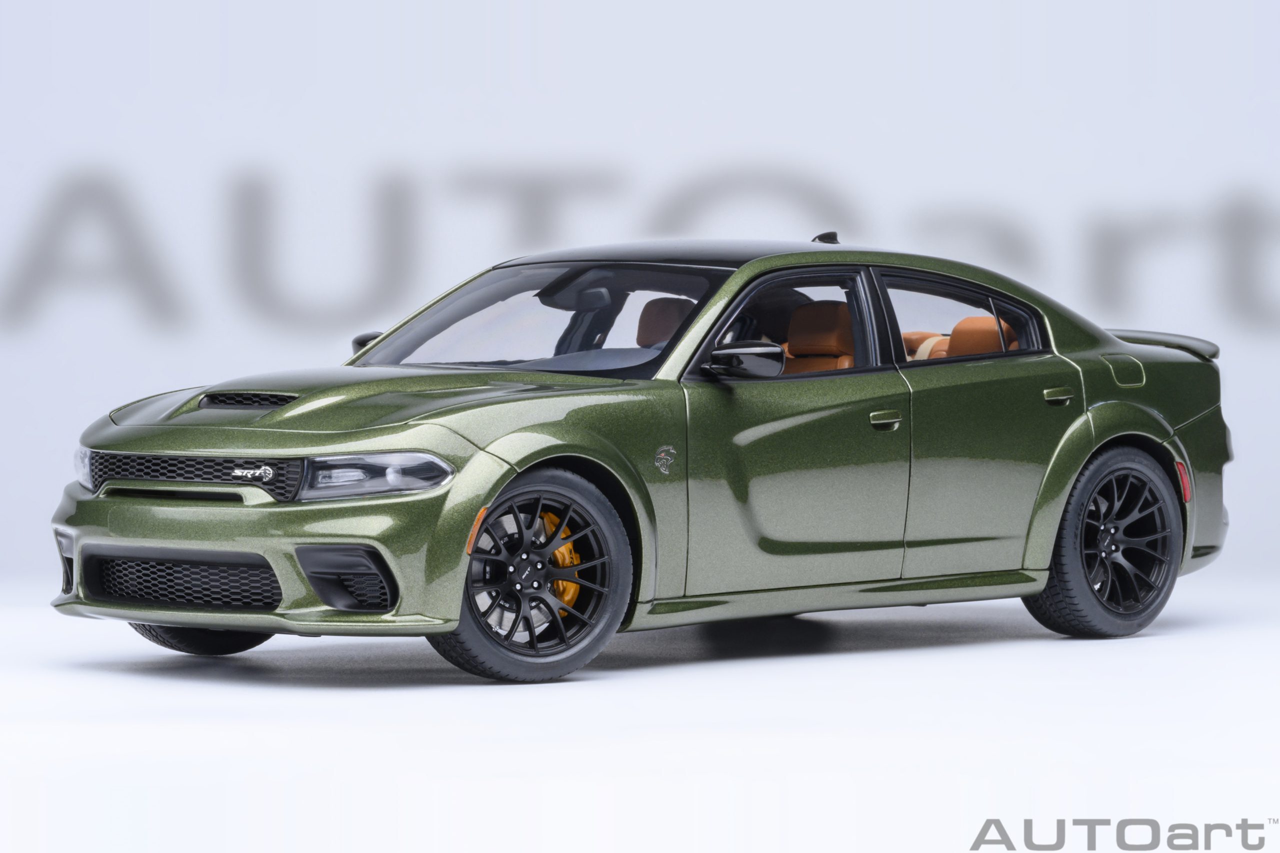 預訂 (訂金$300) (預訂價$1728) :1/18 AUTOART Dodge Charger SRT Hellcat Redeye Jailbreak (F8 Green) (71752)