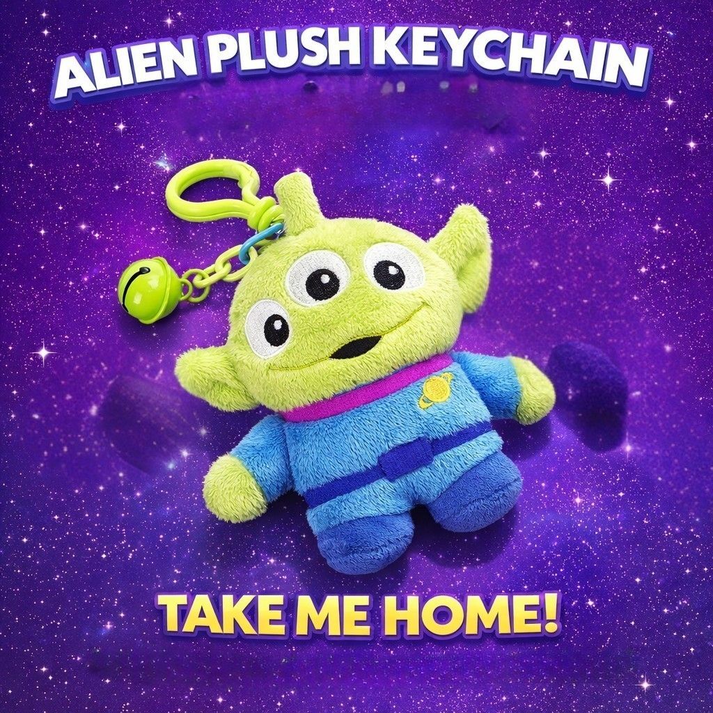 迪士尼反斗奇兵 毛絨公仔掛件 鎖匙扣飾物 |三眼仔