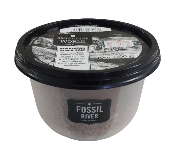 西班牙Fossil River 喜馬拉亞山黑岩鹽 Spain Fossil River Salt Himalayan Black 300克/盒