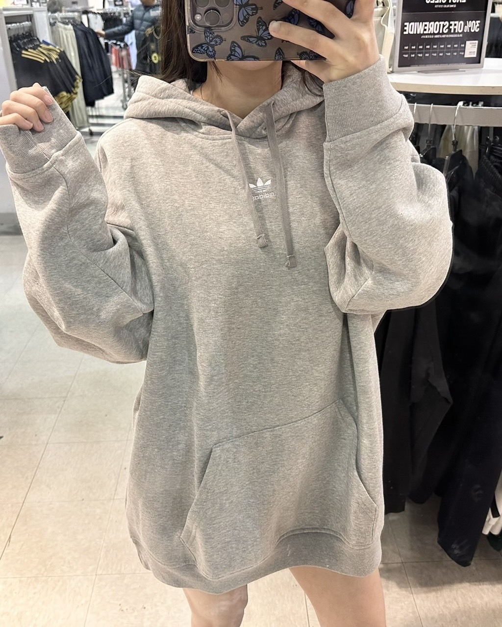 <價格超殺🔥>Adidas Originals Essential 美版 寬鬆 抽繩 帽T 2色