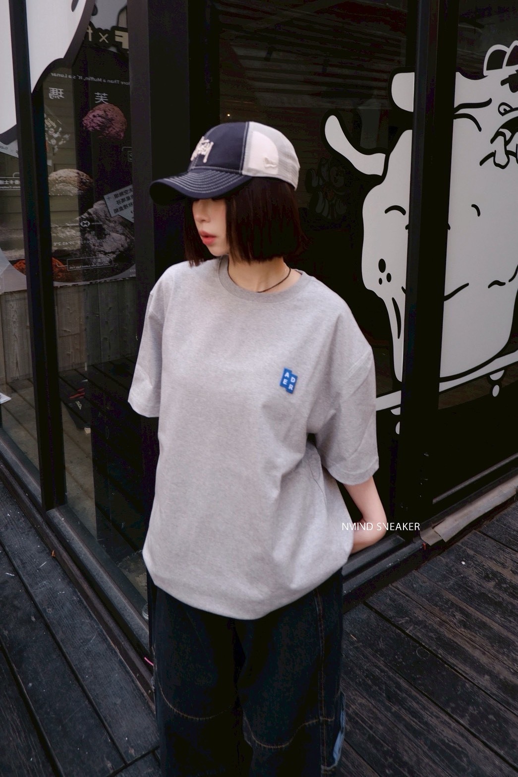 ADER ERROR 基本款刺綉logo 短袖