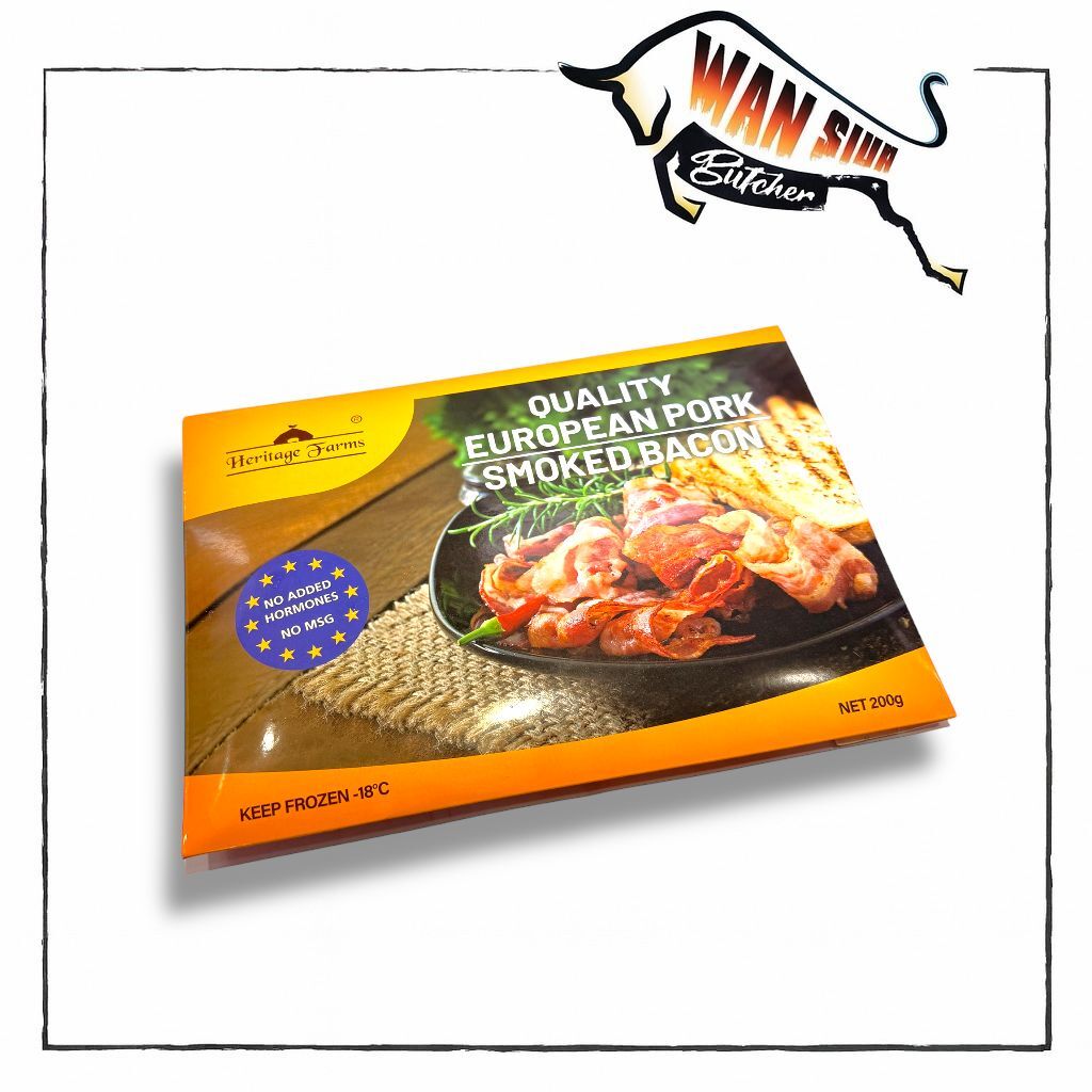 Hetiage Farms 無激素煙肉腩片 200g