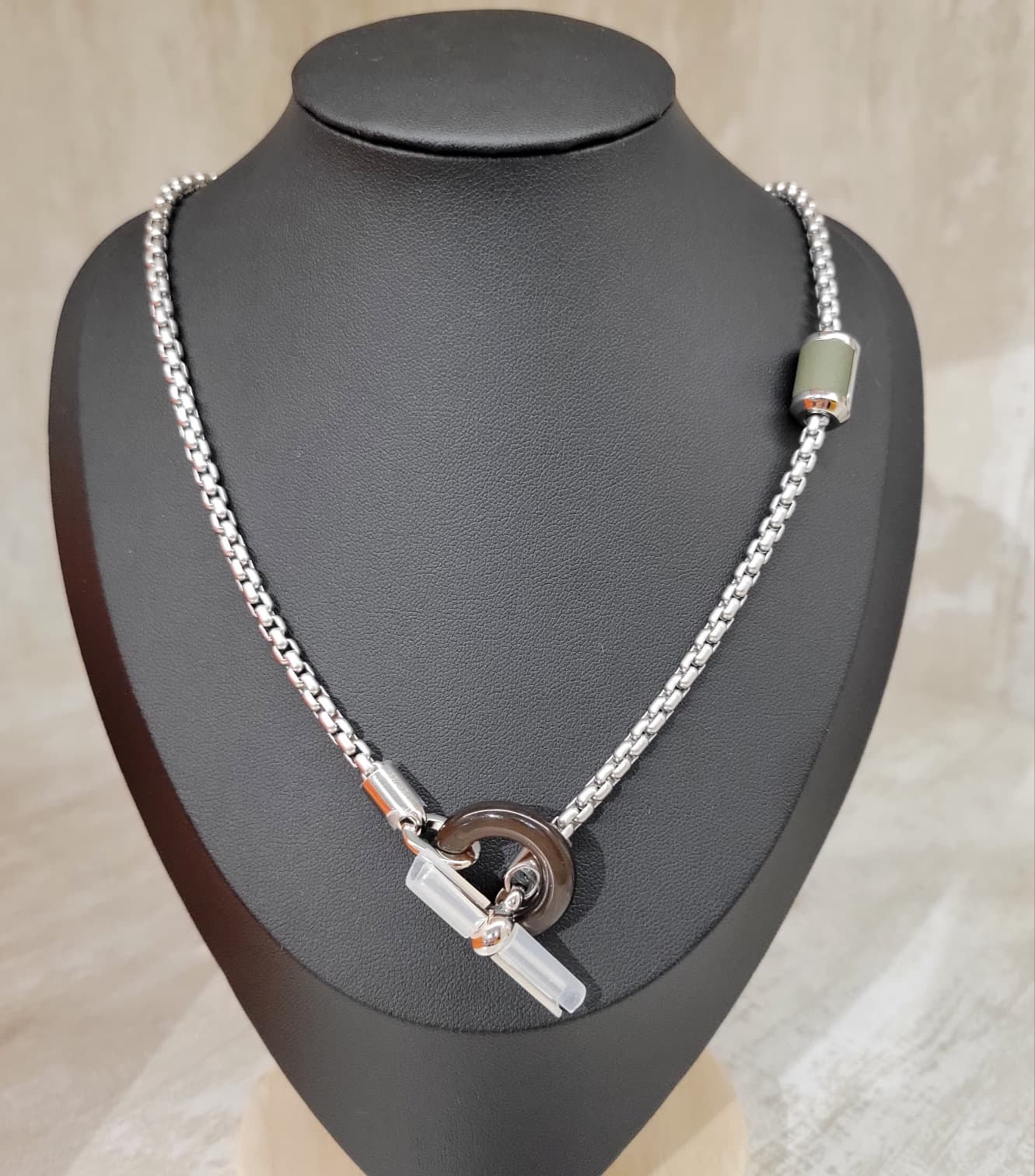 Hermes Meli-Melo necklace vert Véronèse / bleu saphir 頸鏈