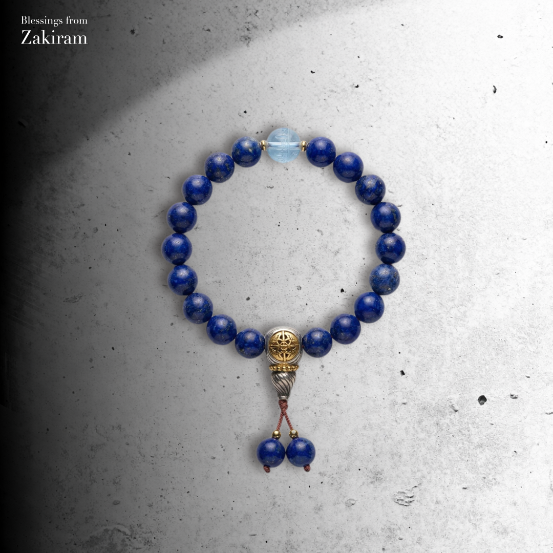 扎基拉姆 青金石 十字金剛杵 手串