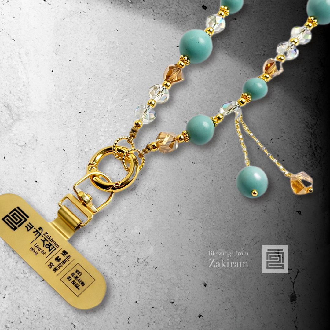 靈赫宮 扎基拉姆 合香珠 手機鏈（瑞氣盈門）