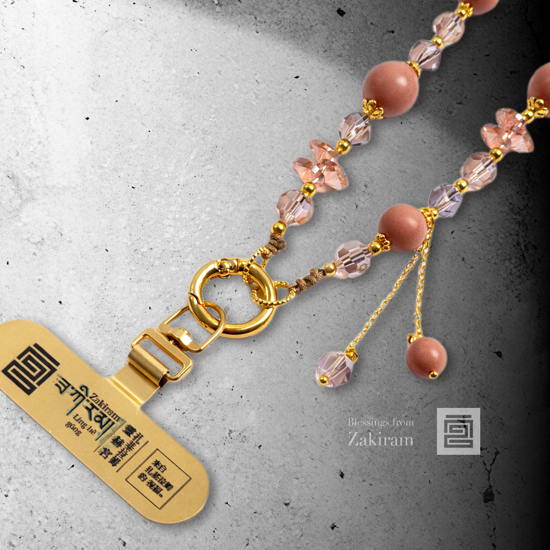 靈赫宮 扎基拉姆 合香珠 手機鏈（花顏寧心）