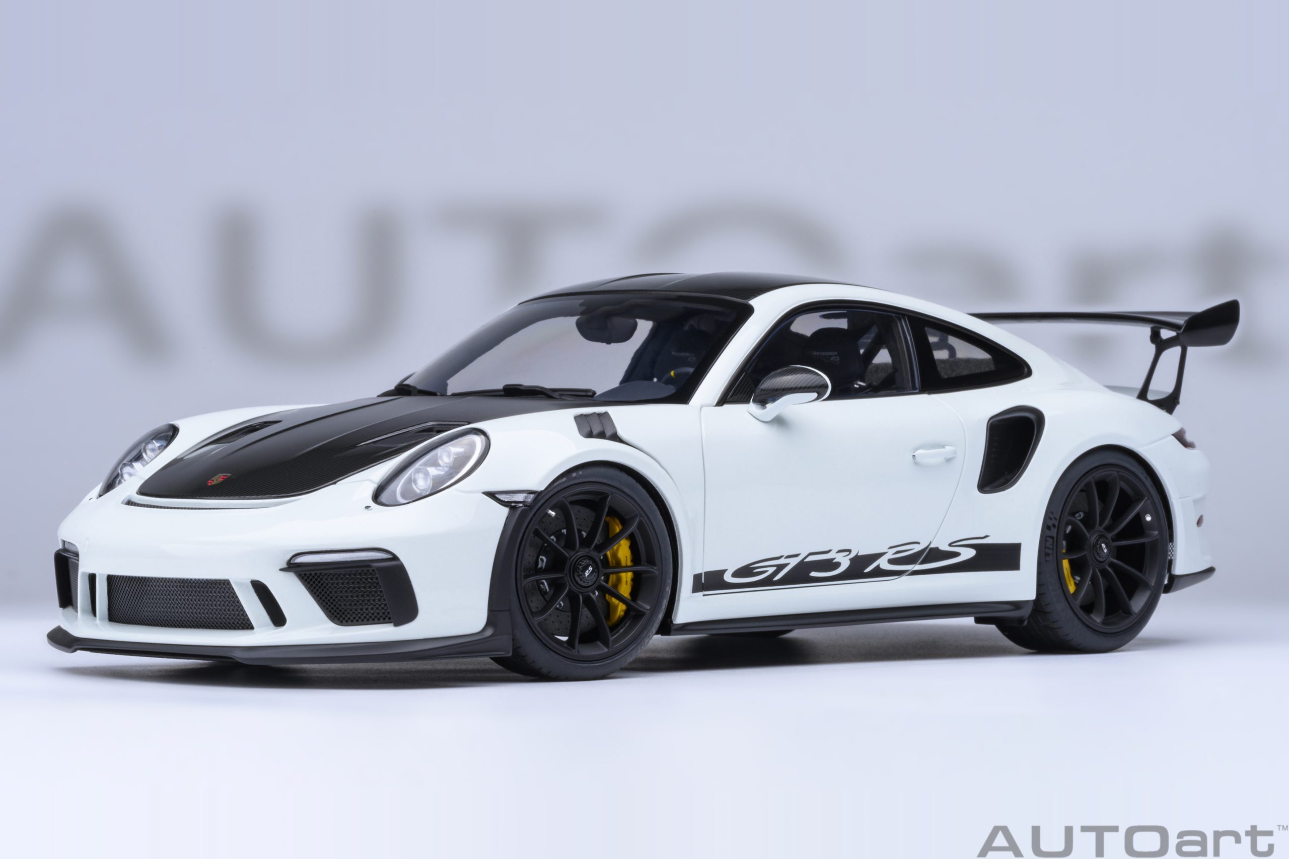 預訂 (訂金$300) (預訂價$1584) :1/18 AUTOART Porsche 911 (991.2) GT3 RS Weissach Package (White) (78176)
