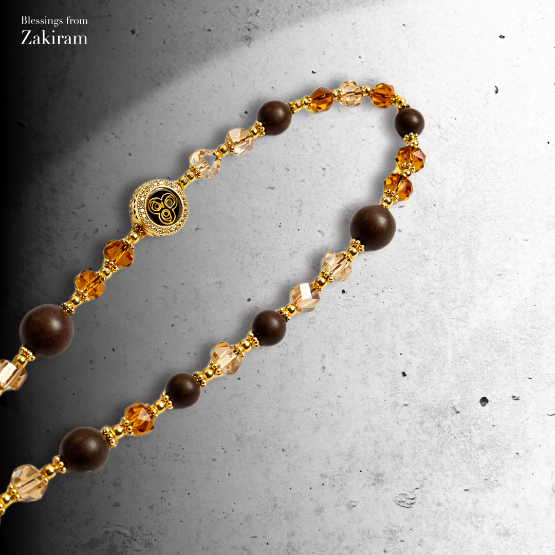 靈赫宮 扎基拉姆 合香珠 手機鏈（茉莉烏龍）