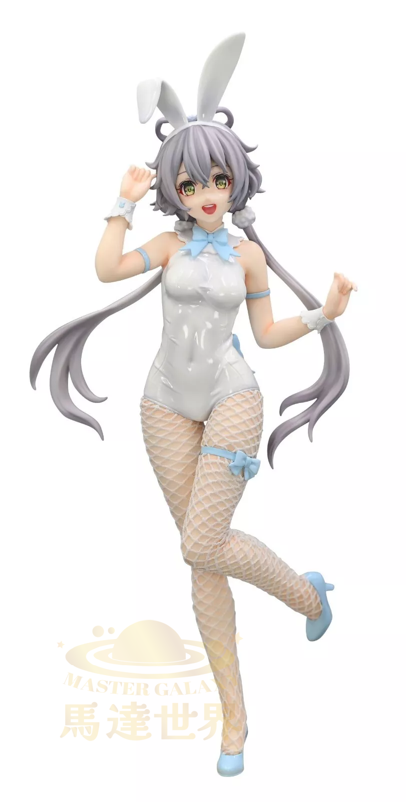 日版 BiCute Bunnies 洛天依 兔女郎 白色 網襪 蝴蝶結 雙馬尾 兔耳 環形辮 景品