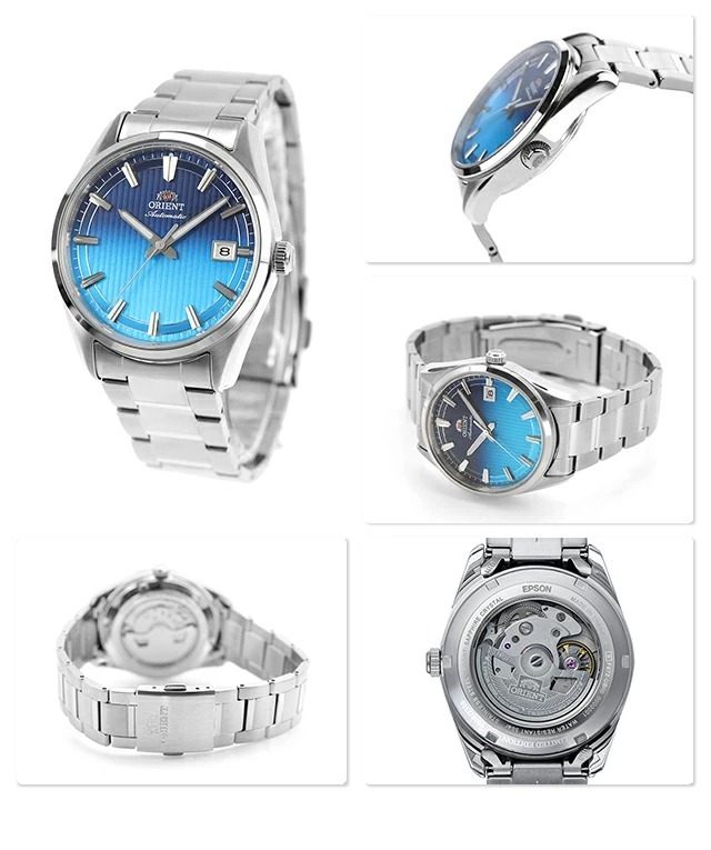 Orient 東方錶 Bambino Contemporary Orient Stretto Date Limited Edition Mechanical RN-AC0R09L / RA-AC0R09L 限量版 漸變藍 自動機械錶
