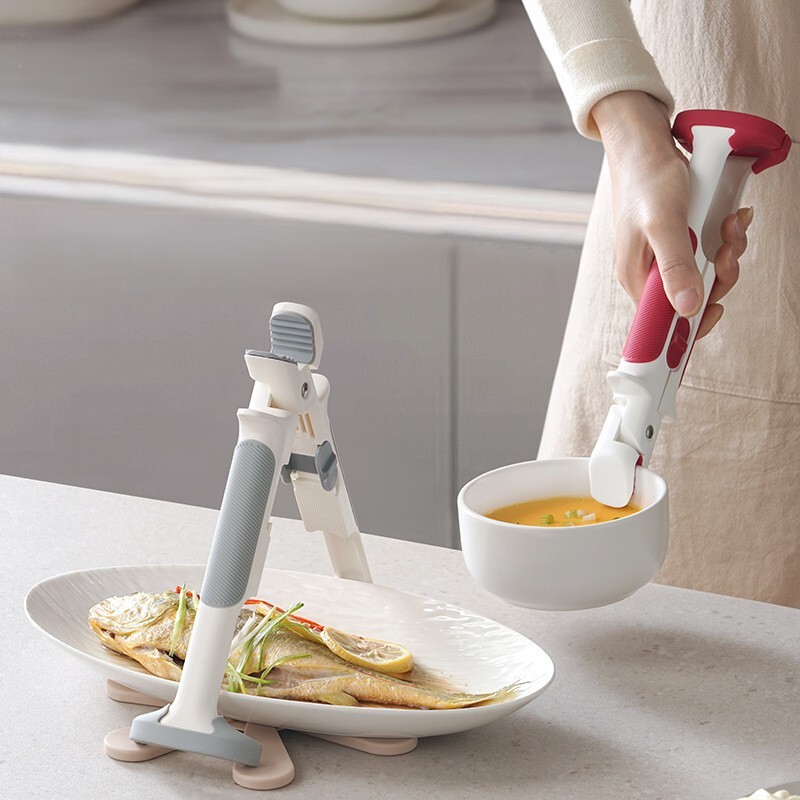 《6614》二合一防燙矽膠取碗夾