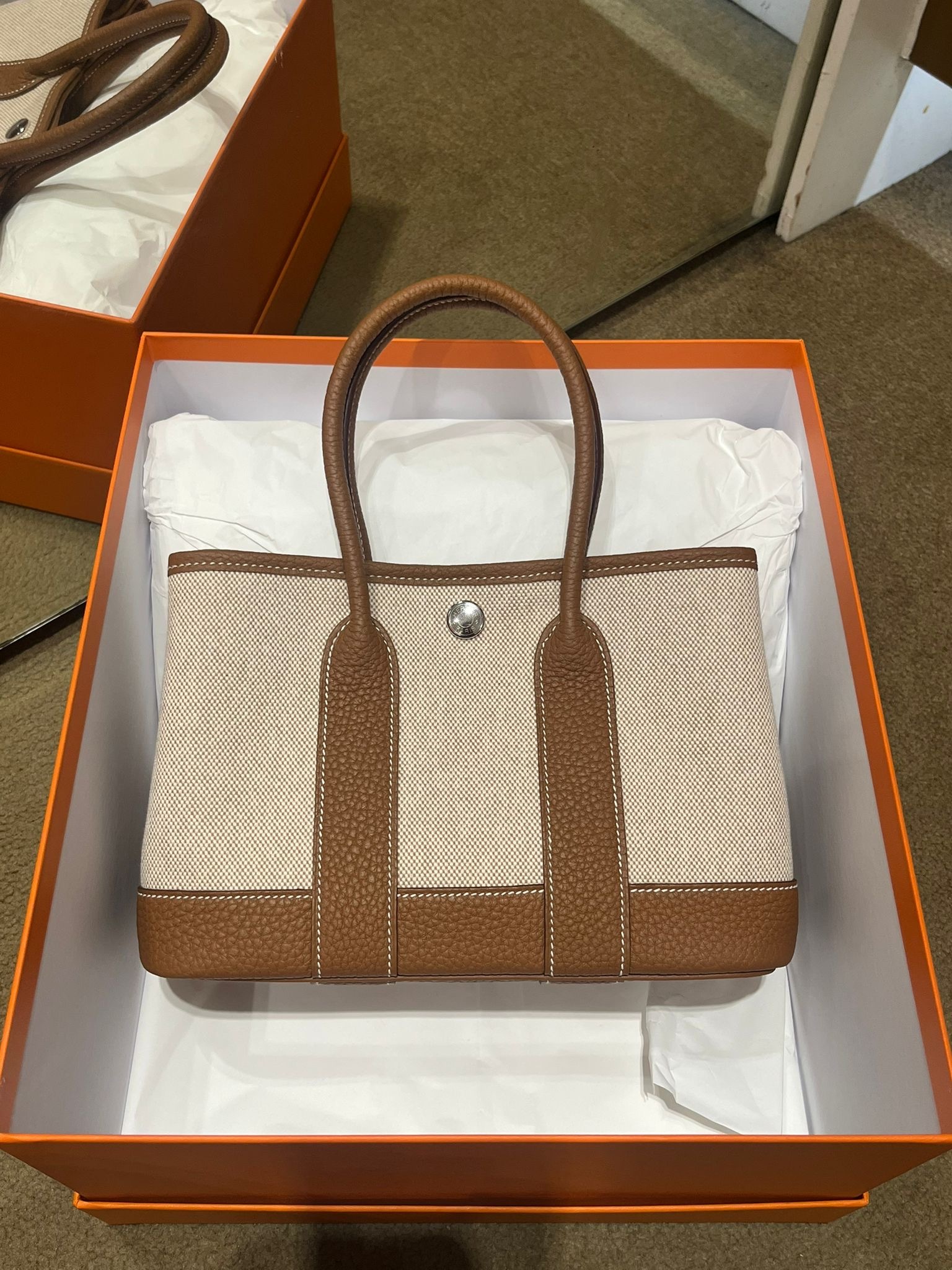 Garden party mini 37 gold canvas K